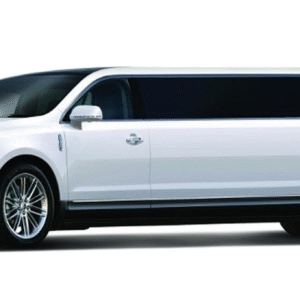 WHITE STRETCH LIMOUSINE